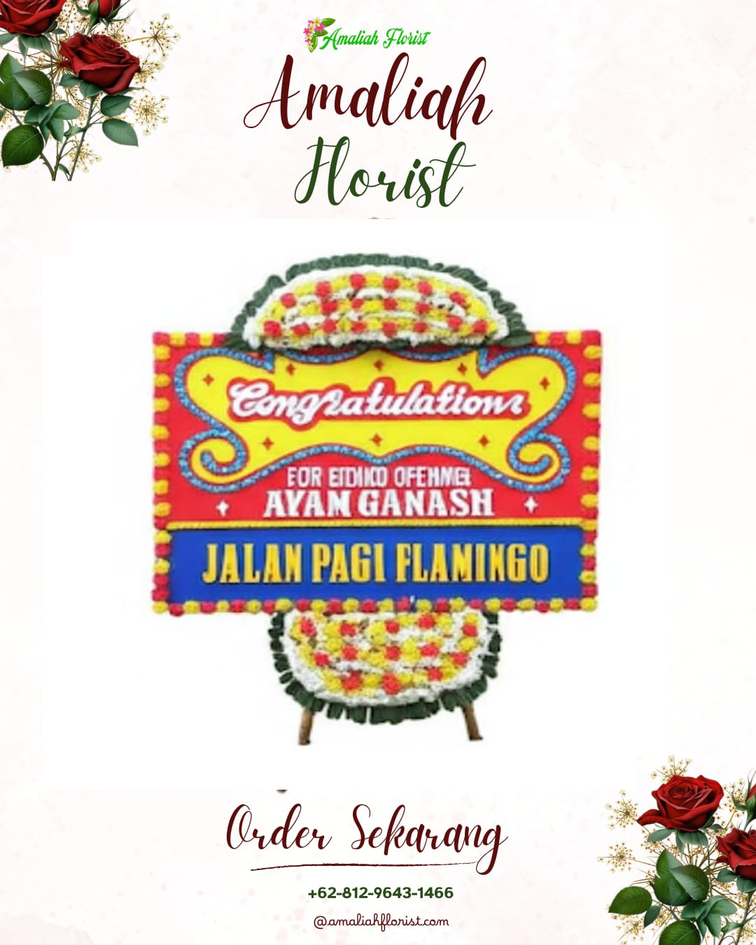 Sewa Papan Bunga Panongan